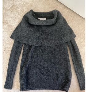 Folded shoulder thick sweater Loft